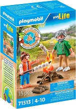 Playmobil My Life - Лагерен огън с маршмелоу — 71513