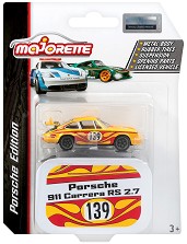 Метална количка Majorette - Porsche 911 Carrera RS 2.7 - От серията Porsche Edition — 212053161