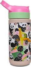 Детска пластмасова бутилка Cool Pack Bibby - С вместимост 420 ml от серията Panda Gang — Z08829