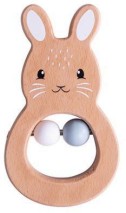 Дрънкалка Зайче - Bigjigs Toys — 32007_1