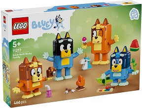 LEGO Bluey - Семейство Блуи от тухлички - Детски конструктор — 11217