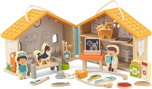 Дървена ветеринарна клиника - Viga Toys — 44558