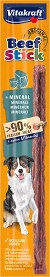 Лакомство за кучета Vitakraft - 12 г, с минерали, от серията Beef Stick Original