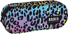 Овален ученически несесер BackUp A 29 - С 1 отделение от серията Rainbow Leopard — 709623