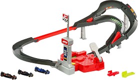 Състезателна писта с колички Формула 1 - Mattel - От серията Hot Wheels — JNN32