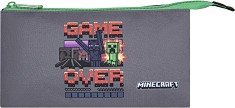 Ученически несесер Game over - С 3 отделения на тема Minecraft — 68648