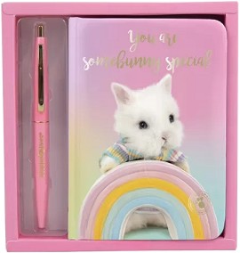 Тефтерче с химикалка Зайчето Бън Бън - Studio Pets - А6