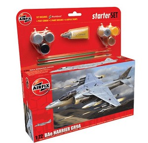 Изтребител - BAe Harrier GR9 - Сглобяем модел - голям стартов комплект — Airfix A55300