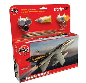 Изтребител - Panavia Tornado F3 - Сглобяем модел - голям стартов пакет — Airfix A55301