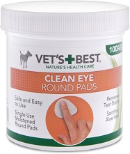       Vet's Best Clean Eye Round Pads - 100  - 