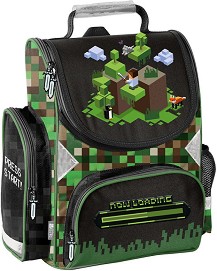 Ученическа раница с капак Paso - На тема Minecraft — PP25PX-525
