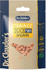 Лакомства за кучета и котки Dr.Clauder's Minis - 50 г, с пилешко, от серията Trainee Snack