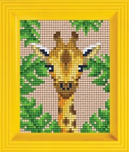 Мозайка в рамка Жираф - Pixelhobby - Творчески комплект — 31437