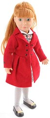 Кукла Клоуи английска роза - Kruselings Dolls - С височина 23 cm и аксесоари — 126876