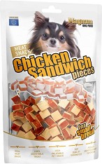 Лакомства за кучета Magnum Meat Snack Sandwich Pieces - 80 г, с пилешко, за дребни породи