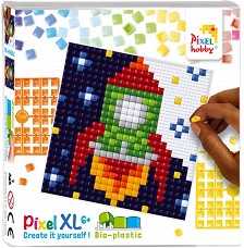 Мозайка с пиксели XL Ракета - Pixelhobby - Творчески комплект — 41056-Rocket