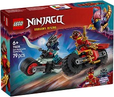 LEGO Ninjago - Състезанието с мотоциклети на Кай - Детски конструктор — 71838