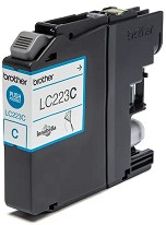 Касета с мастило за принтер Brother LC-223 Cyan - 550 страници