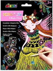 Скреч картини Елф - Avenir - Творчески комплект — CH221546