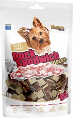 Лакомства за кучета Magnum Meat Snack Sandwich Pieces - 80 г, с патешко, за дребни породи