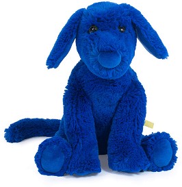 Синьо плюшено кученце - Moulin Roty - От поредицата Ecole des loisirs — 894022