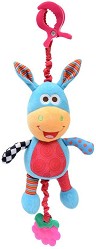Музикална плюшена играчка Магаренце - Bondigo - С гризалка — BP2515