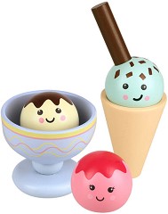 Дървени фигурки Сладоледи - Orange Tree Toys — OTT29614