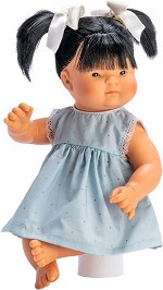 Кукла бебе Чени със синя рокля - Asi - С височина 36 cm — 0276980