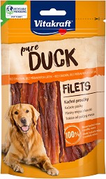 Лакомства за кучета Vitakraft Pure - 80 г, с филета от патешко