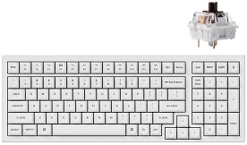    Keychron K4 Pro - 96%, Bluetooth, USB, ANSI Layout, Hot-Swap, Keychron K Pro Brown - 