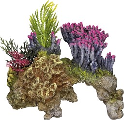 Декорация за аквариум Nobby Coral Stone - 15,5 × 9 × 10,5 см