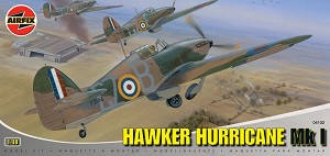 Изтребител - Hawker Hurricane MkI - Сглобяем авиомодел — Airfix A04102