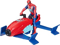 Фигурка на Спайдърмен със самолет - Hasbro - На тема Спайдърмен — F8967