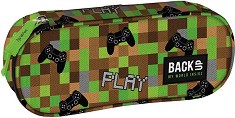 Овален ученически несесер BackUp A 81 - С 1 отделение от серията Pixel Game — 710001