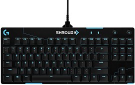    Logitech G Pro X Shroud Edition - TKL, USB  1.8 m, RGB , ANSI Layout,   Shroud - 