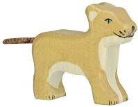 Дървена фигурка на лъвче - Holztiger — 80141