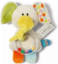 Мека играчка Слонът Дънди - NICI - С дрънкалка, от серията My first NICI — 39712