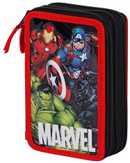 Несесер с ученически пособия - Karactermania - С 3 отделения на тема Отмъстителите — 06735