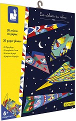 Направи сам хартиени самолети - Janod - Творчески комплект — J07940