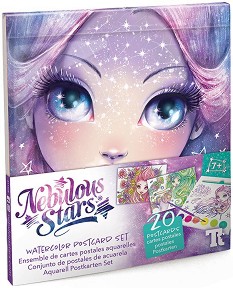 Оцвети сам пощенски картички Небулия - Nebulous Stars - Творчески комплект — N11408