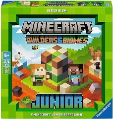 Minecraft Builders and Biomes Junior - Детска настолна игра на тема Minecraft — Ravensburger 24688