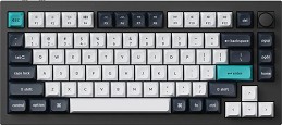     Keychron Q1 Max - 75%, Bluetooth, USB-C, RGB , ANSI Layout, Gateron Jupiter Brown - 