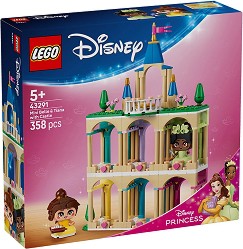 LEGO Принцесите на Дисни - Мини Бел и Тиана с дворец - Детски конструктор — 43291