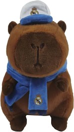 Плюшена играчка Капибара - С височина 35 cm на тема ФК Реал Мадрид — M92-201RM