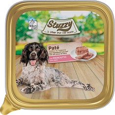 Пастет за кучета Stuzzy Adult - 150 г, с прошуто, в зряла възраст