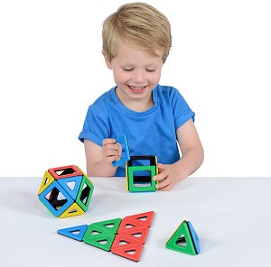 Магнитен конструктор Polydron - От 32 части — 50-1000