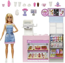 Комплект за игра Кафене - Mattel - От серията Barbie — HXN94