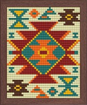Мозайка в рамка Българска шевица - Bright Toys - Творчески комплект — BE50001-F