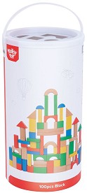 Дървен конструктор - Tooky Toy — TH467