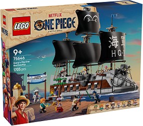 LEGO One Piece - Военният боен кораб на Гарп - Детски конструктор — 75646